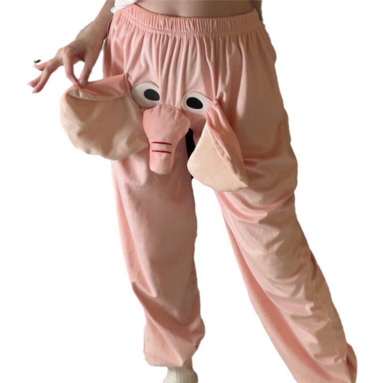 Elephant-print Trousers Flying Elephant Trousers