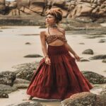 Swimming Gear 2026 New Western-Style Casual Wrap Skirt – Loose, Solid-Color Maxi Skirt