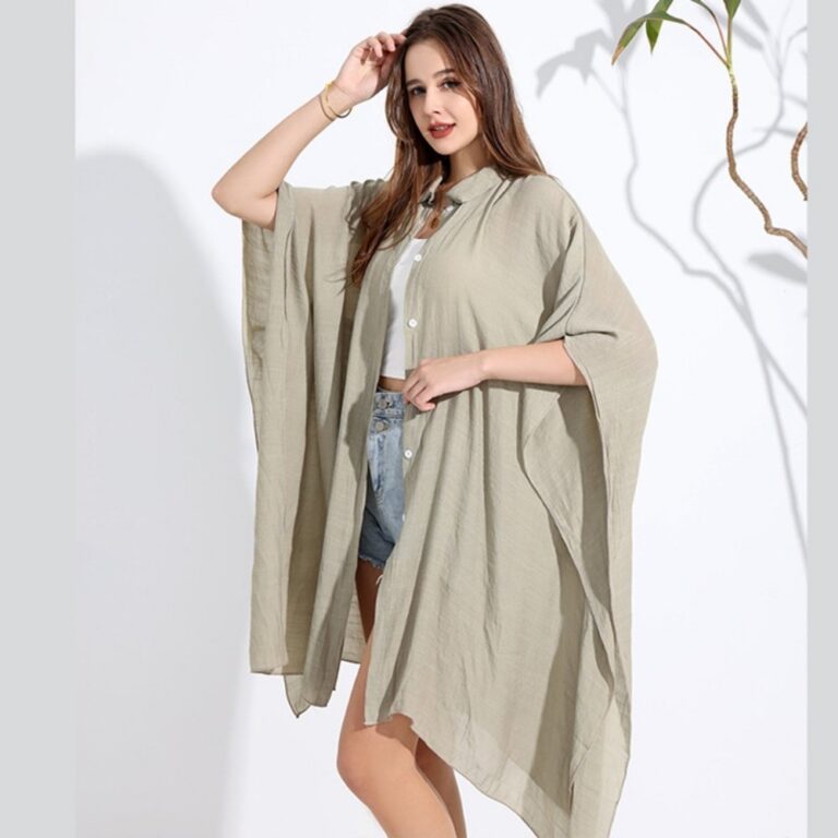 Swimming Gear Long sun-protection cardigan wrap